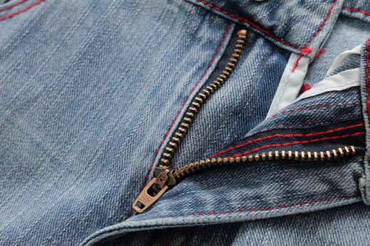 F031219复古水洗浅蓝牛仔裤宽松阔腿百搭休闲长裤 商品图5