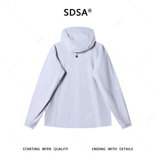 SDSA男装2026新款高贵轻奢时尚简约透气户外拉链立领轻薄软壳夹克 商品图4