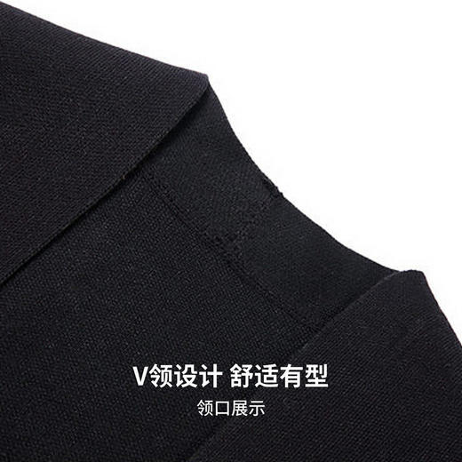 【微弹亲肤】圣得西男士针织开衫2026新款春季简约休闲风V领毛衫 商品图6