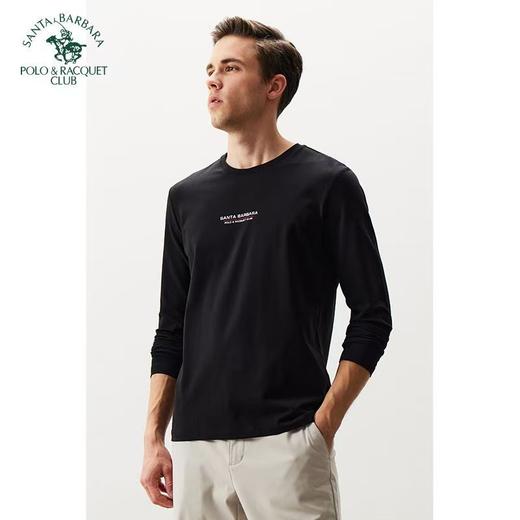 【直发】圣大保罗新品男士圆领印花长袖棉T长袖棉T-PW21KT111M 商品图1