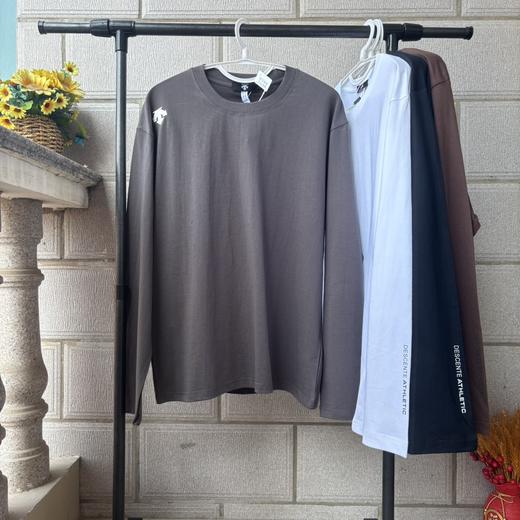 点此购买 迪桑特春秋季男士户外运动吸湿透气健康环保除菌长袖T恤 kad 342134 商品图3