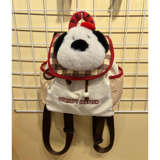 萌趣卡通格纹小狗双肩包-纪念日百货门店同款169443173 商品图3