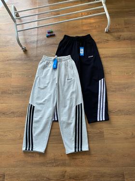 AD加厚水貂绒秋冬卫裤 男女同款百搭休闲运动长裤