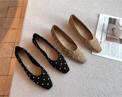 【门店同款】ENJOY春季亮钻尖头小单鞋 169145660 商品图0