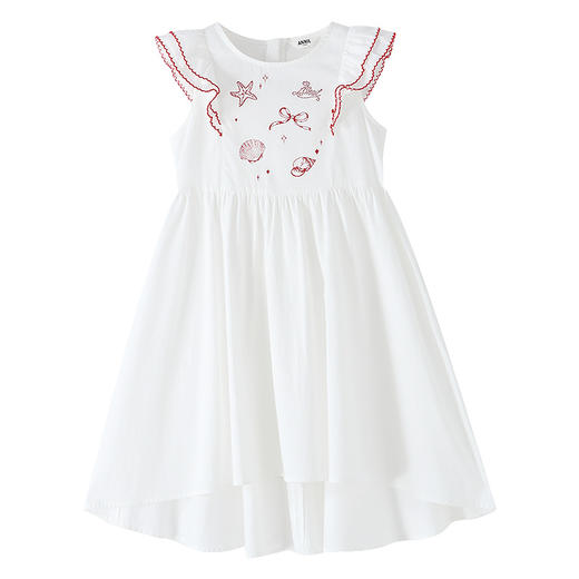 【实体店同款】女童短袖连衣裙夏季新款安奈儿童装AG623143 商品图5