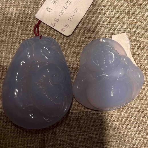 100元/克紫玉髓挂件 商品图0