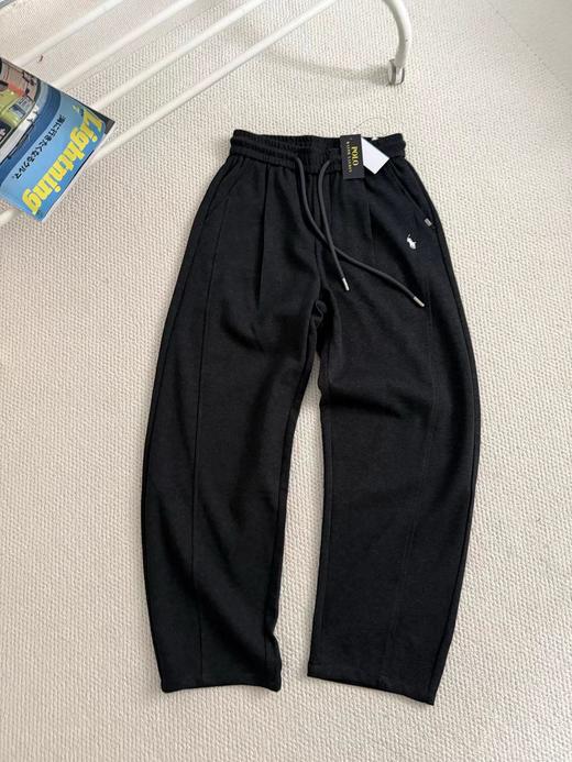 F031234春款纯棉廓形宽松修饰腿型刺绣小马弯刀休闲卫裤 商品图7