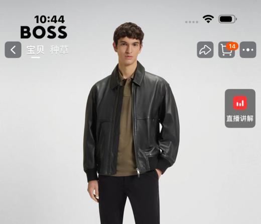 保真正品订单！Boss26新款男士土耳其进口绵羊皮夹克 商品图2