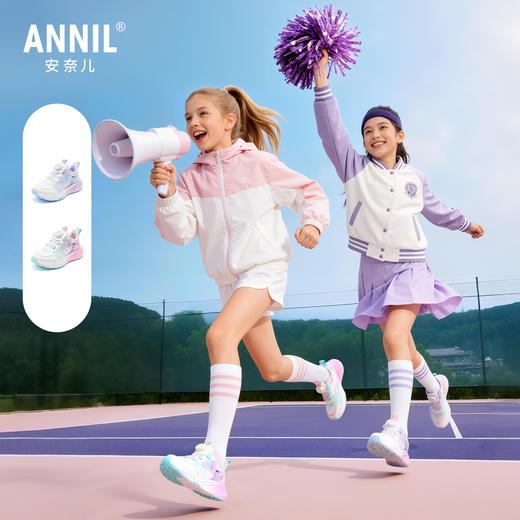 ANNIL/安奈儿女童春季运动鞋防滑跑步鞋HG6105786 商品图0