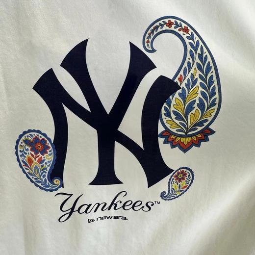 F031241腰果花系列印花logo刺绣设计透气针织休闲时尚宽松版型圆领短袖T恤 商品图14