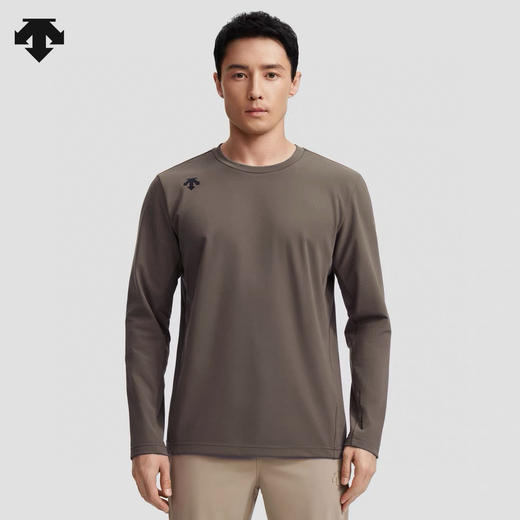 点此购买 迪桑特春秋季男士户外运动吸湿透气健康环保除菌长袖T恤 kad 342134 商品图7