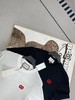 F031245徽标刺绣定织定染logo圆领情侣后背织带短袖T恤 商品缩略图1