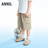 【实体店同款】男童全腰梭织七分裤夏季新款安奈儿童装AB626148 商品缩略图0