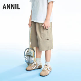 【实体店同款】男童全腰梭织七分裤夏季新款安奈儿童装AB626148
