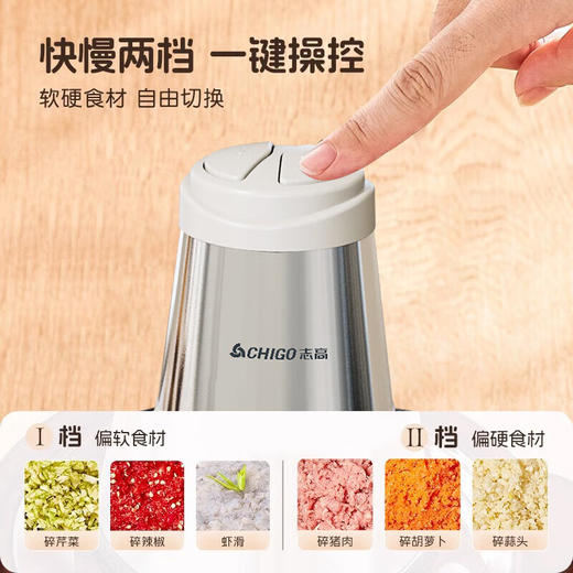 志高绞肉机家用电动多功能碎肉打肉切碎搅拌料理WN-12 商品图2