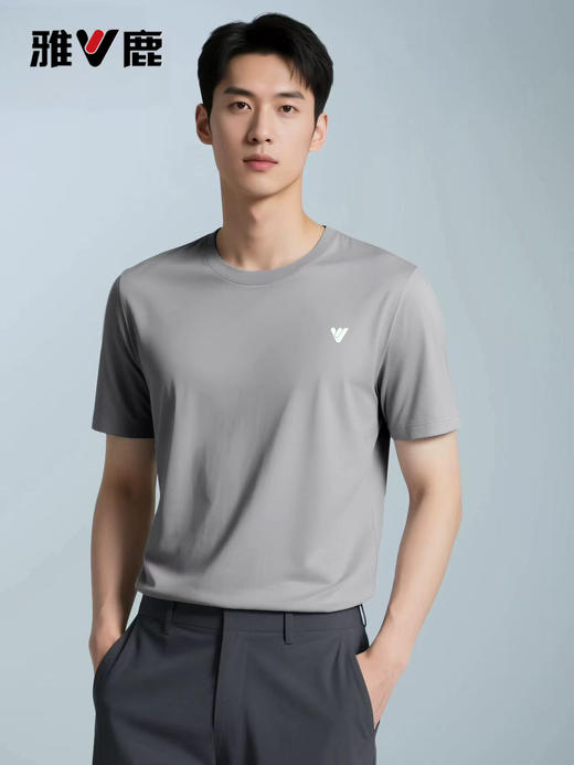 【热卖款】2026款雅鹿全新升级 夏季莱赛尔天丝透气短袖T恤 清爽一夏 男女同款 一衣多穿 商务休闲通用 商品图14