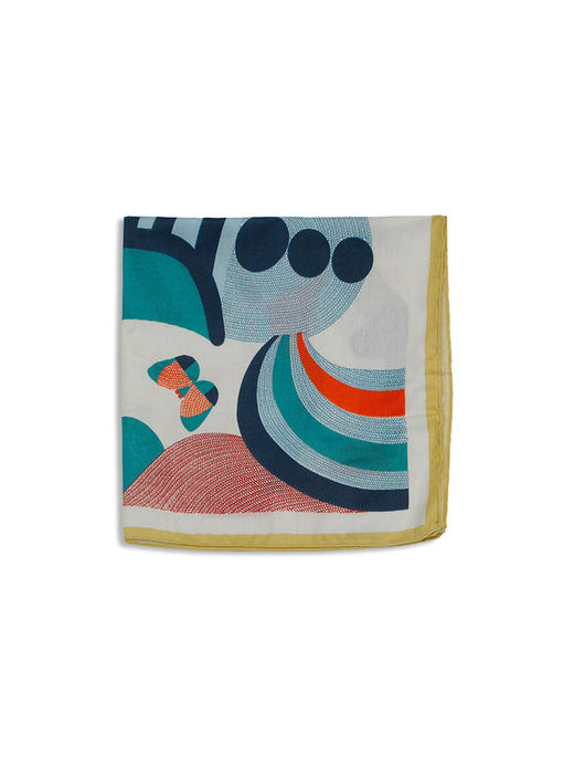 复古艺术印花设计混款方巾丝巾-纪念日百货门店同款169696832 商品图6