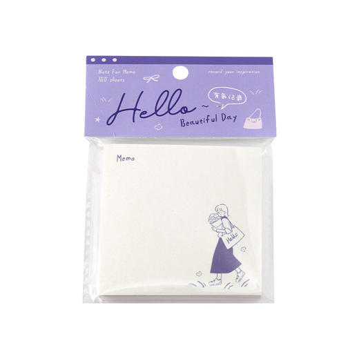 NOTE FOR Hello，city girl系列100张便签 商品图4