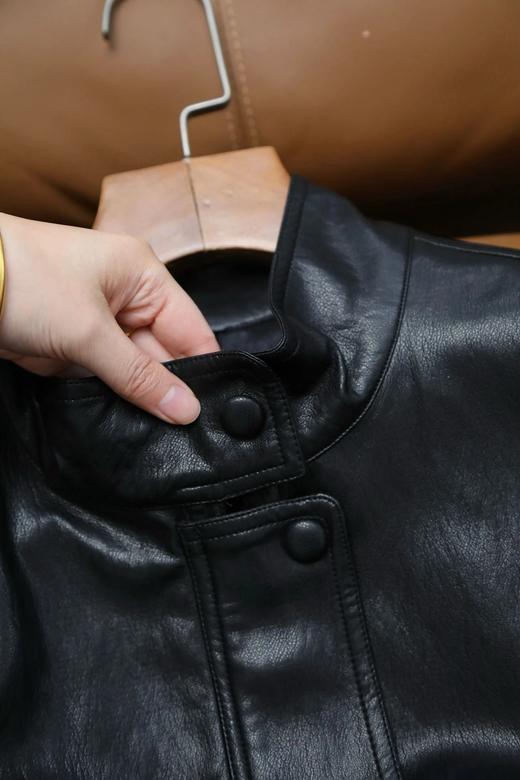 金属丝PU蛋白皮外套 C129265 商品图13