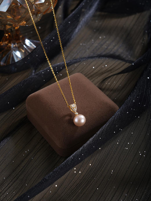 子佩集【珍守此刻】银S925珍珠惜王妃套链项链【P2816】双色V字2602 商品图4