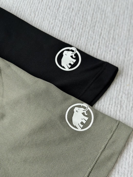 原单正品 MAMMUT猛犸象超薄速干透气弹力户外运动短袖
颜色：黑色 绿色
尺码：m l xl xxl 商品图4