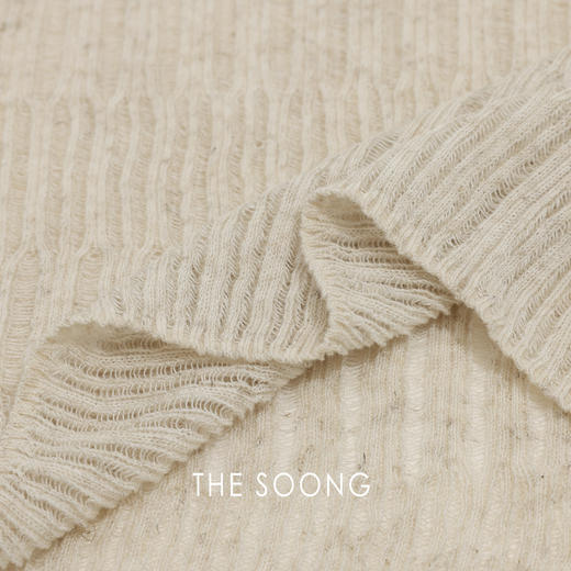THESOONG"交织肌理"亚麻莱赛尔细腻肌理慵懒感长袖上衣HWMY7572 商品图2