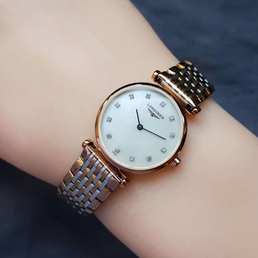 【9成新】LONGINES 浪琴L4.209.1.97.7石英机芯24MM（女款）嘉岚系列精钢PVD镀金020326NJS43 商品图7