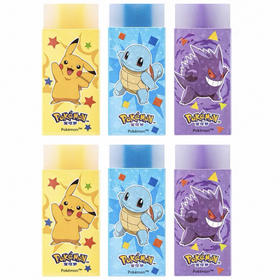 宝可梦款星星夹心橡皮擦