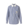 【来点不一样的】柜1180+！商场同款！2026年春季新款欧洲学院风条纹衬衫高级感上衣！ 商品缩略图0