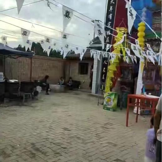 小白旗10米白事丧事祭奠灯笼殡仪灵堂布置白色日韩拉丝冬瓜灯笼五连串批发 商品图0