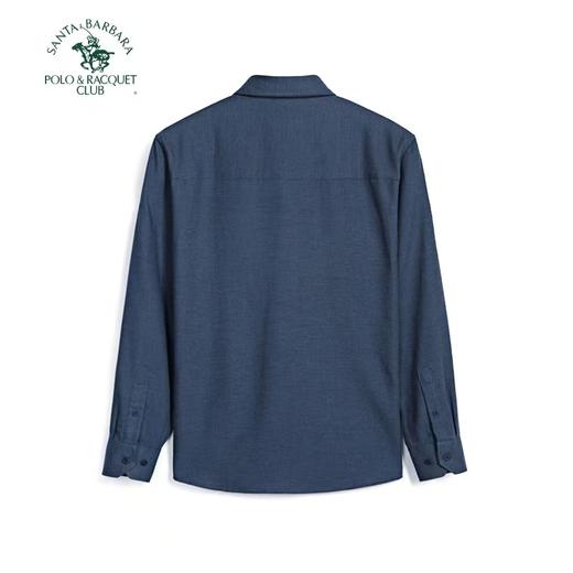 【直发】圣大保罗合身小格子提花长袖衬衣,柔软亲 肤,手感舒适,合身版型-PW24WH019M 商品图1