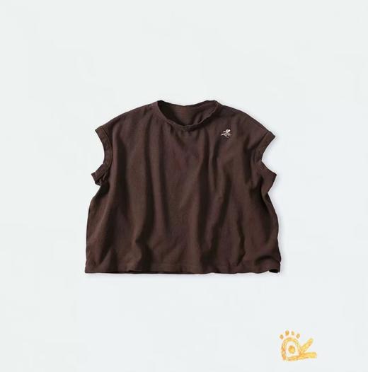 F031216笑脸印花M型宽松罩衫竹节棉T恤夏季舒适透气上衣 商品图6