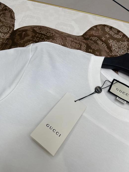 F031245徽标刺绣定织定染logo圆领情侣后背织带短袖T恤 商品图13