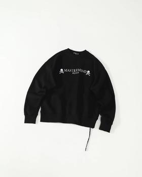 F031256春季新品时尚百搭潮流骷髅反光字母印花重磅高街圆领卫衣