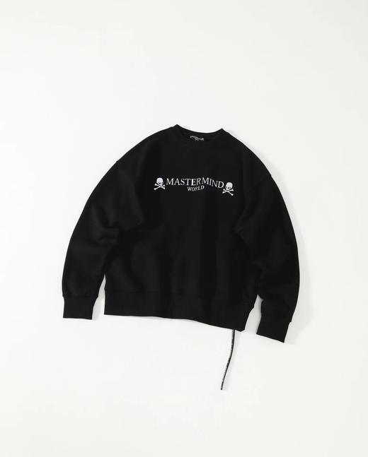 F031256春季新品时尚百搭潮流骷髅反光字母印花重磅高街圆领卫衣 商品图0