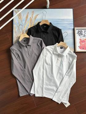 F031251新款吸湿速干长袖T恤男士新款S-FUNCTIONAL半拉链长袖T恤