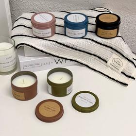 出口订单，铁皮罐装 治愈系香薰蜡烛 PJ079