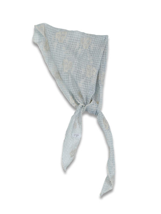 蕾丝格纹三角巾丝巾-纪念日百货门店同款169698598 商品图9