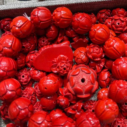 50元/颗朱砂散珠 商品图4