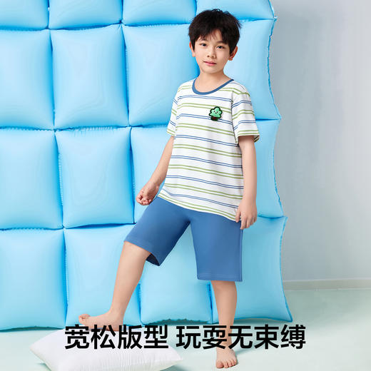 【清仓捡漏】【5A抑菌 100%棉】【120-150】【有棵树】男童夏季纯棉睡衣套装 商品图9