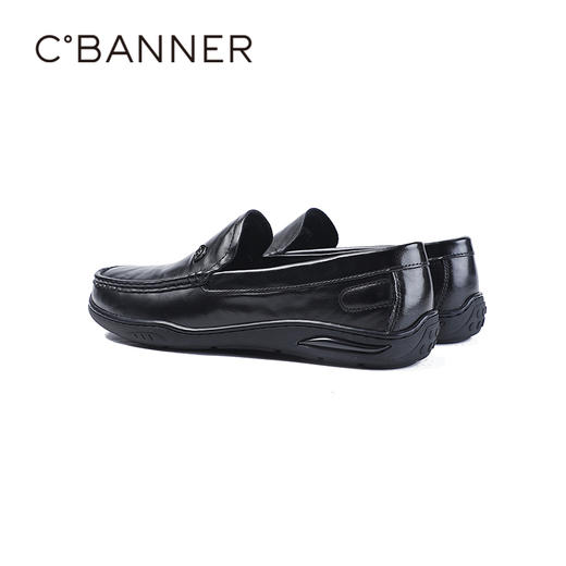 千百度2026春季男鞋皮质细腻柔软光滑乐福鞋A26153107 商品图5