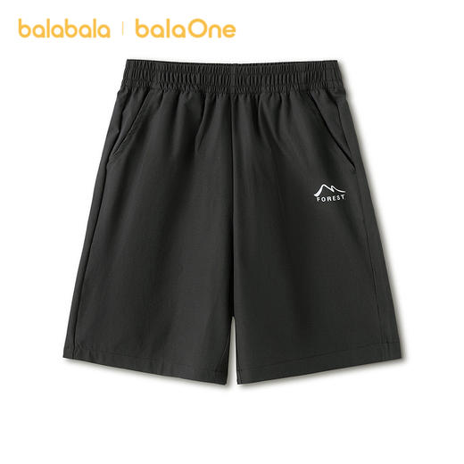 【balaOne】巴拉巴拉童装儿童中裤男童短裤2026夏装速干裤子运动 商品图0