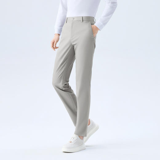 【调节腰头】柒牌男装休闲梭织长裤2026春季新款休闲商务裤子男 130H71580 商品图1