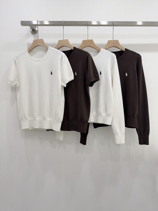 313-2出工厂大门就你家 极限秒杀 小马刺绣 基础针织短袖/针织长袖 商品图3