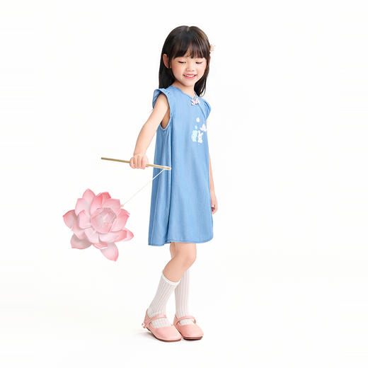 【实体店同款】女童连衣裙夏季新款安奈儿童装XG623107 商品图5