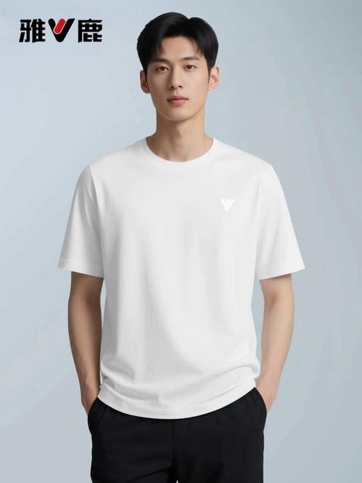 【热卖款】2026款雅鹿全新升级 夏季莱赛尔天丝透气短袖T恤 清爽一夏 男女同款 一衣多穿 商务休闲通用 商品图13