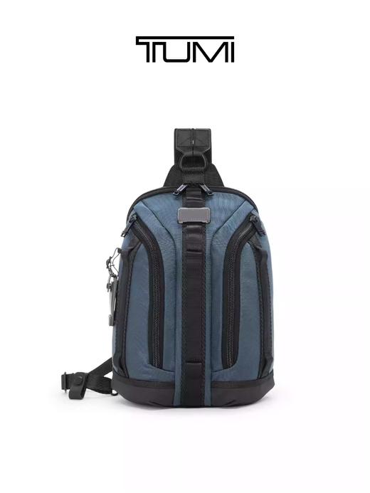 TUMI 斜挎包男  0232743PVM-F 蓝色.【刻字后发出的商品，不支持退换货服务】 商品图0