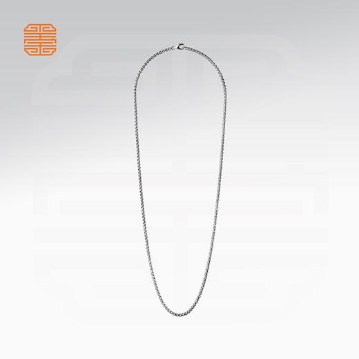 玺匠金铺《盒子链》925银锁骨链简约素链项链裸链高级感生日礼物 商品图3