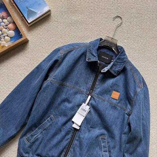 F031237美式复古工装底特律水洗做旧牛仔翻领夹克 商品图10