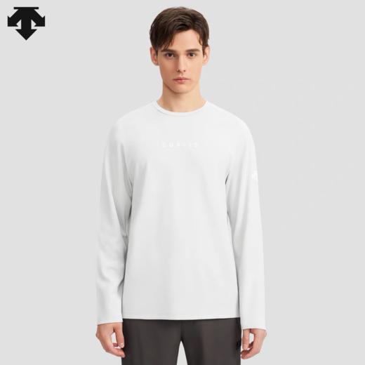 点此购买 迪桑特春秋季男士DUALIS通勤百搭吸湿透气健康环保除菌长袖T恤 yh 342129 商品图5